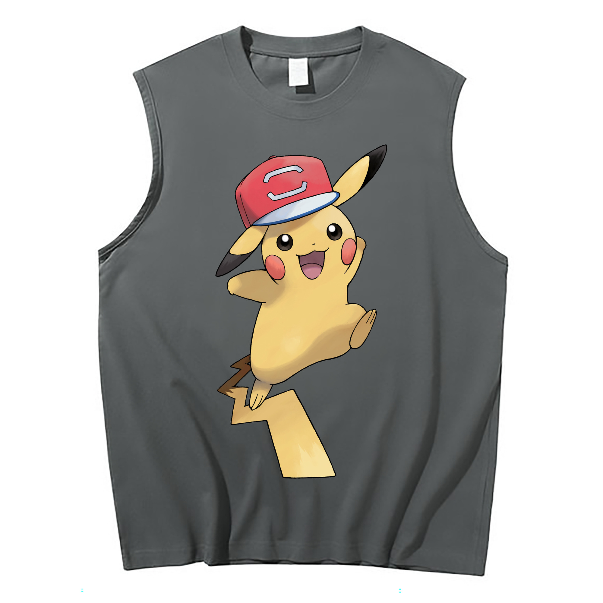 （画像用） ポケットモンスター Pokémon コットン100％タンクトップ（フロントプリント）
